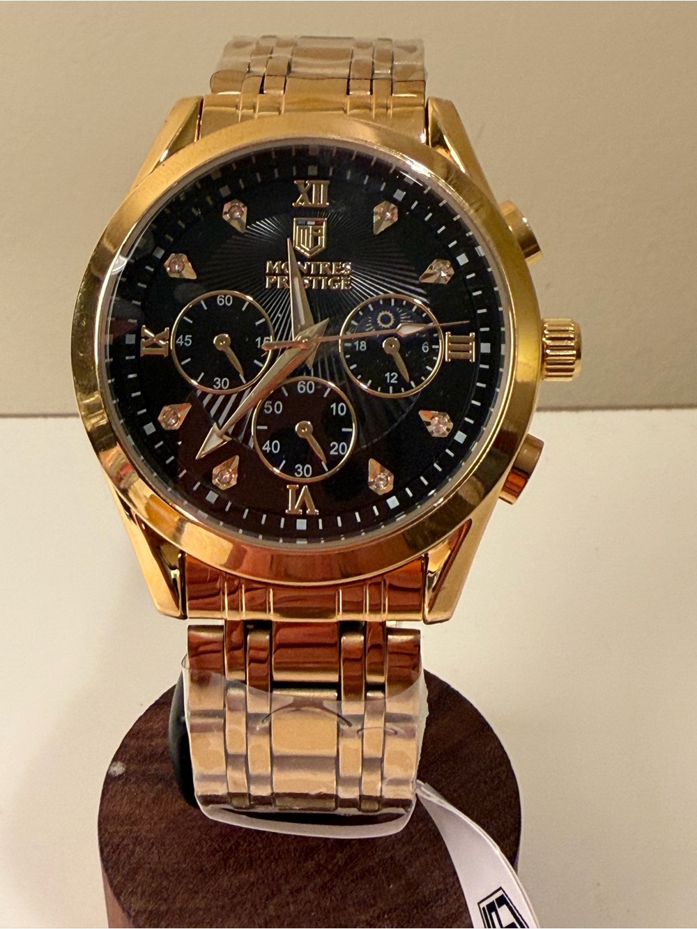 NEW Montres Prestige X Invicta Men’s Chronograph Watch - 40 mm - Gold-tone - NIB